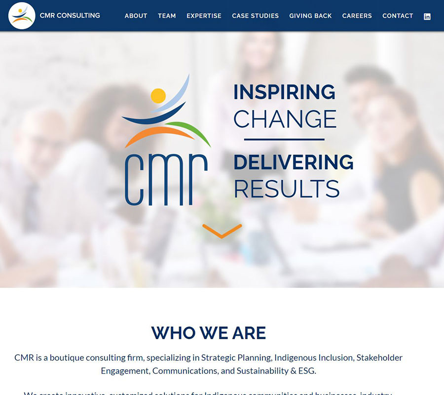 CMR Consulting Website Image