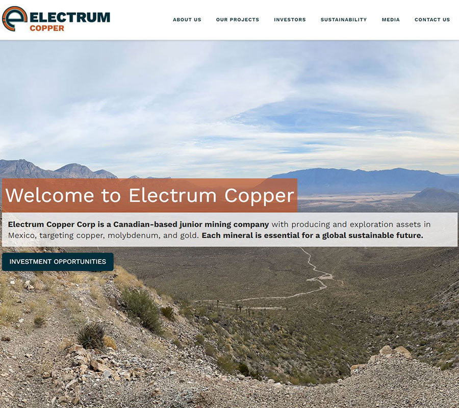 Electrum Website Image